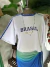 Blusa cropped oversized- Brasil