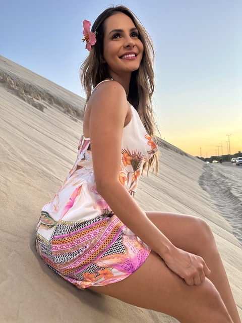 Vestido Taíba - dança dos lírios