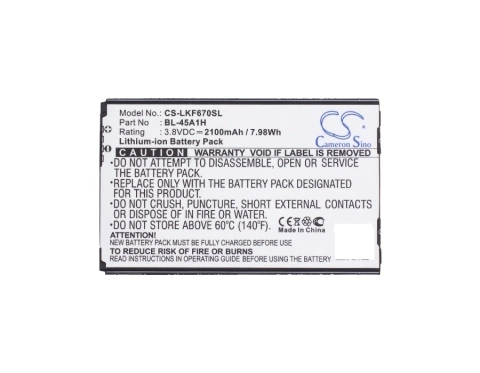 BATERIA BL-45A1H P/ LG K10 F670 K10 DUAL