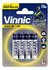 4 Aaa Alcalinas Vinnic Blister cerrado