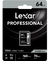Memoria Lexar Sdxc 64gb Clase 10 1066x 160mb/s Fullhd 4k