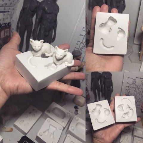 Molde pets cat Coleção Humaninhos ref.02