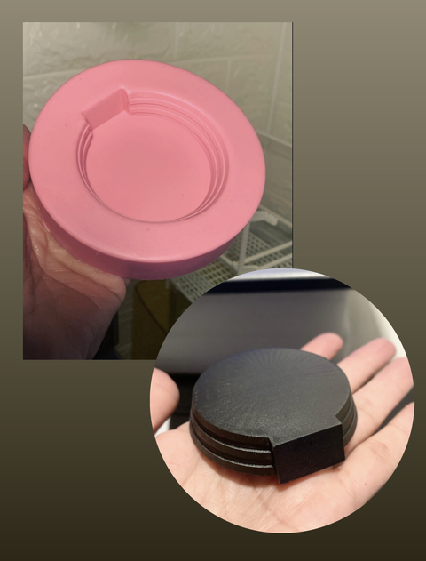 Ref.H02M- molde base 7 cm de diâmetro para colocar seu pop pet (modelo A )