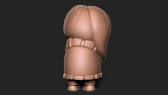 Ref.B03- Tristeza prontinha pra pintar 10cm (resina) seguirá na cor cinza prime prontinha pra pintar na internet