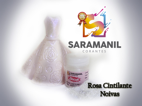 Rosa cintilante coleção Noivas