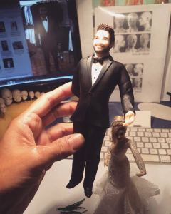 Curso noivinhos realistas, humaninhos feito a mão - comprar online