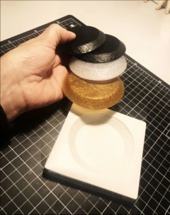 Molde base para colocar escultura