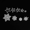 CORTADOR/MARCADOR ESTRELAS E FLOCOS Kit com 9 pçs
