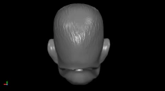 Ref.K017- Cabeça pronta em resina para pinturas e projetos artísticos 5,5cm - Nanda Regina