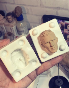 Ref.5510 -molde rosto masculino 3,8cm de altura - loja online