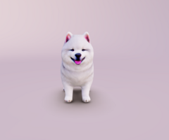 Ref.S56. Dog para pintura (seguirá na cor cinza prime )
