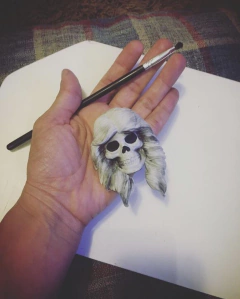 Molde caveira a peça sae do molde com 4centímetros - online store