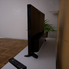 Ref.G018- Miniatura realista de rack com TV incluindo (escala de tamanho 1/10) - loja online
