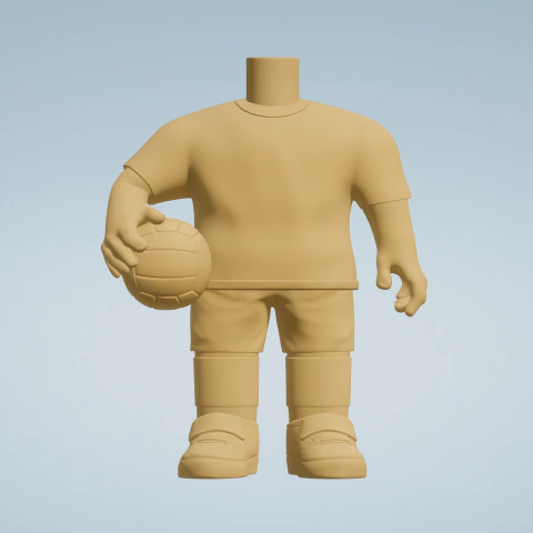 Ref.POPDIY015- Corpo pop base prontinha para pintar e customizar - 6cm de altura - comprar online