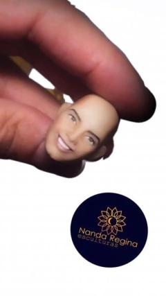 029-Kombo 12 moldes bipartidos de rostos escalas 1/10 e 1/6 entre 2,5 a 3,5cm de altura - buy online