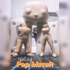 Kombo moldes pop casal e molde cabeça completos e bipartidos Ref.024