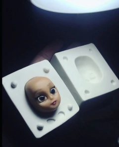 Rosto coleção Humaninhos cartoon Molde universal 3 a 4cm de altura na internet