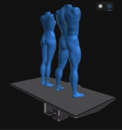 Ref.X3245- Novo MOLDE corpo feminino completo o corpo fora do molde com 17cm de altura sem a cabeça na internet