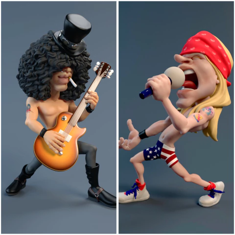 Ref.6135455- Esculturas em resinas pintados a mão Encomende o seu ( 1 peça )