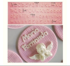 Ref.4538- Molde alfabeto letras maiúsculas e minúsculas