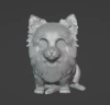 Ref.S06P- Pop pet Spitz alemão 4,5cm prontinho pra pintar