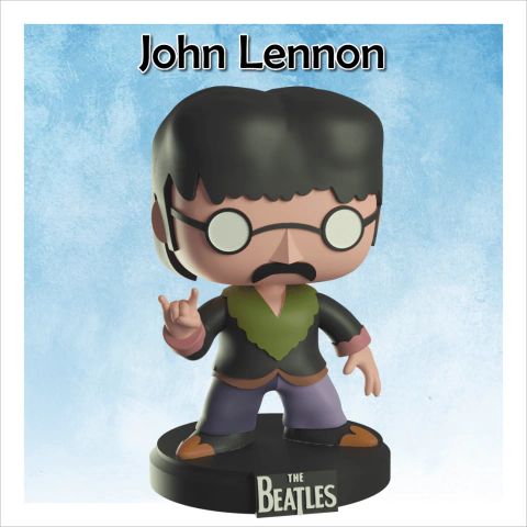 Ref.G14- boneco Pop John Lennon (10cm)