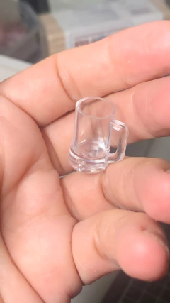 Ref.90812- Caneco de chop 2.2cm (1 peça) Modelo C - Nanda Regina