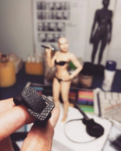 Textura de silicone efeito couro placa com 10cm X 11.5cm na internet