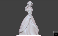 Ref.D543- Princesas Disney Ariel (15cm) - Nanda Regina