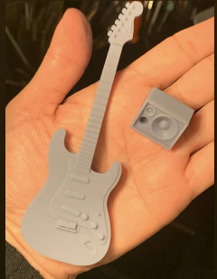 Ref.A00123- Molde guitarra 11cm na internet