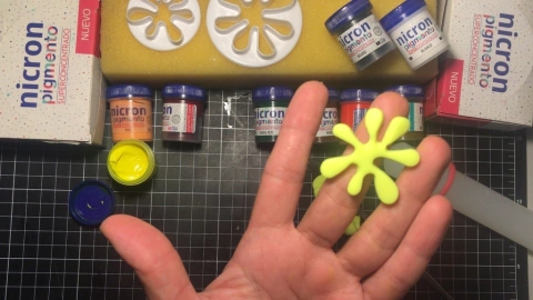 Pigmento Nicron Amarillo Fluor