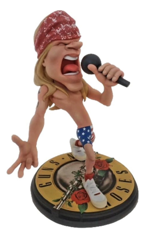 Boneco Axl Rose caricatura humaninhos cartoon 24cm aproximadamente