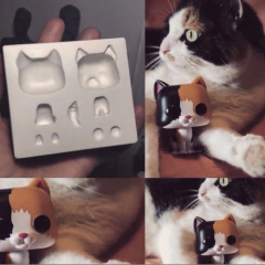 Ref.026-kombo moldes pop pet com moldes cabeças cat e dog on internet