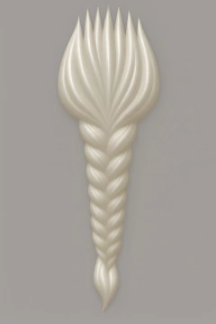 Ref.Hair10- Molde cabelos medidas da Trança fora do molde 8cm( ideal para esculturas de 17cm de altura ) - comprar online