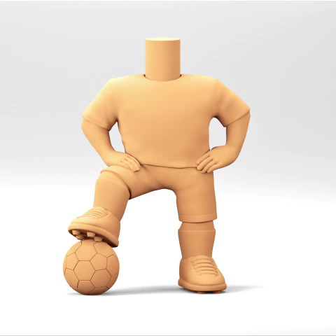 Ref.5566777- POP CORPO COMPLETO Masculino PRONTINHO PARA PINTURA