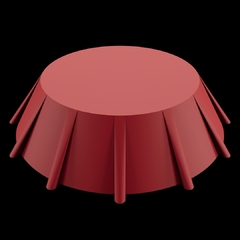Ref.355345334- Molde de base para colocar escultura modelo A1 7cm de diâmetro