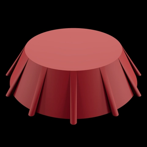 Ref.355345334- Molde de base para colocar escultura modelo A1 7cm de diâmetro