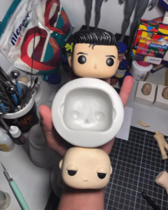 Ref.44321- Molde pop cabeça tamanho tradicional