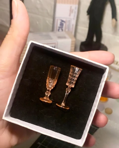 Ref.432021- kit 4 taças champanhe modelo F cor cristal 3cm ( 4 peças ) - loja online