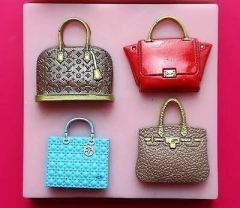 Molde bolsas com 11 modelos escala 1/10 ideal para usar com esculturas dos moldes coleção humaninhos na internet