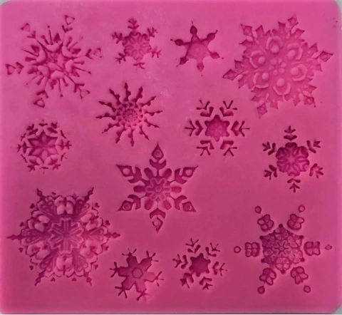 MOLDE FLOCO DE NEVE