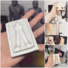 Ref.7061- LANÇAMENTO -molde corpo pop inteiro G 6,5cm de altura SOMENTE CORPO