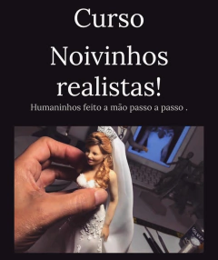 Curso noivinhos realistas, humaninhos feito a mão na internet