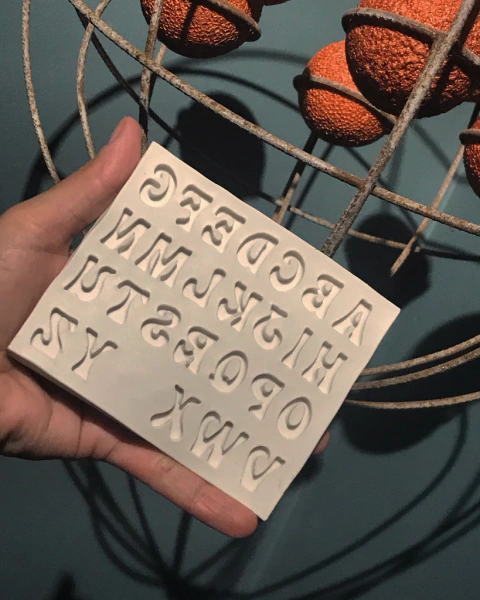 MOLDE ALFABETO MAIÚSCULO