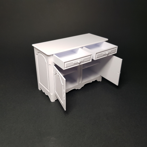 Ref.G012- Miniatura realista cômoda ( escala de tamanho 1/10)