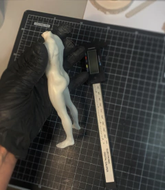 Ref.1340 kit corpo completo masculino mais molde cabeça cartoon kit para composições bobbleheads - comprar online