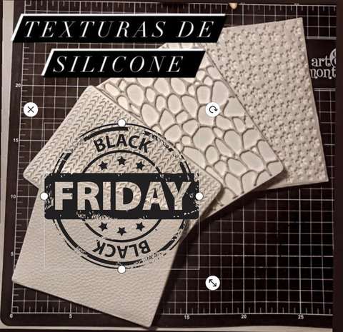 Kombo 4 texturas de silicone