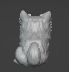 Ref.S06P- Pop pet Spitz alemão 4,5cm prontinho pra pintar na internet