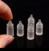 Ref.532- Kit 4 mini mamadeira transparente sem pintura (2,5 cm )