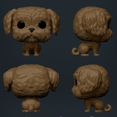 Ref.S01P- Pop pet poodle 4,5cm pronto pra pintar - comprar online